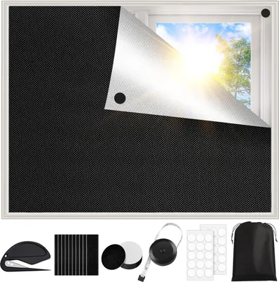 Produktbild von Verdunkelungsrollo - einfach zu installieren - 200 x 145 cm