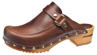 Produktbild von Sanita Wood-Lillen Open Clog Brown Gr.42