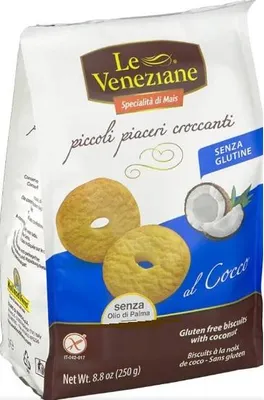 Obrázek produktu pro Open Food 8009915004167, e322, e322i, e450, e502, e503, e503i, 7%, diphosphate, Corn flour 32, emulsifier: soy lecithin, sugar, salt, flavorings, raising agents:..., 481 kcal, 4,5 g, 71 g, 19 g