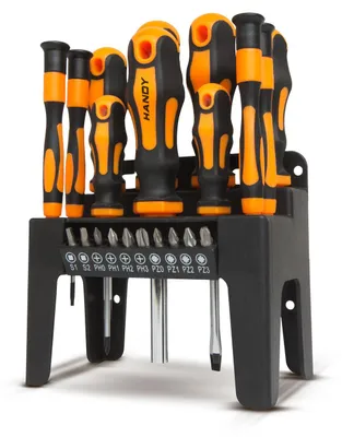Produktbild von Schraubendreher-Set mit Halter – 22-teilig
