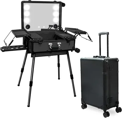 Immagine prodotto di Valigetta professionale per il trucco - Custodia per il trucco - Trolley per il trucco - Valigetta da truccatrice - Custodia per cosmetici