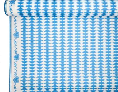 Produktbild von Tischdecke, stoffähnlich, Airlaid 25 m x 1,18 m "Bayrisch Blau"