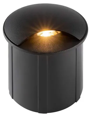 Zdjęcie produktu dla Lampa podłogowa LED, aluminium, czarna, IP65, D 6,2 cm