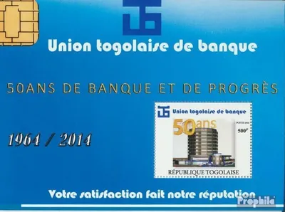 Produktbild von Briefmarken Togo 2014 Mi Block 1016 (kompl. Ausgabe) postfrisch Togolesische Bankenunion