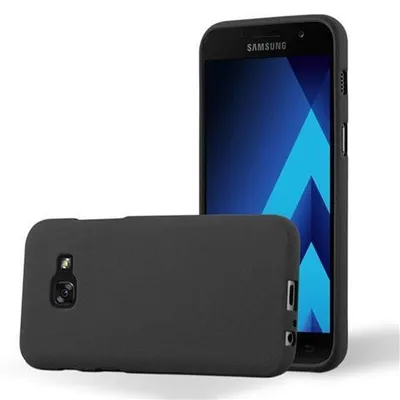 Image de Cadorabo Housse pour Samsung Galaxy A3 2017 Housse en noir Housse pour portable TPU Etui Cover Case