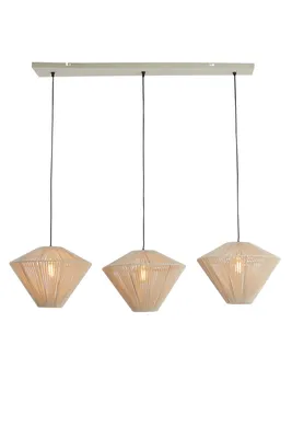 Produktbild von Light & Living - Hängelampe FELIDA - 120x42x130cm - Weiß