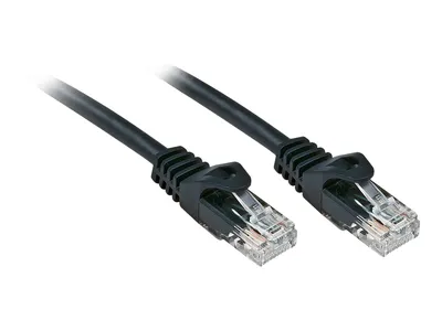 Produktbild von Lindy 48190, 0,3 m, Cat6, U/UTP (UTP), RJ-45, RJ-45, Schwarz