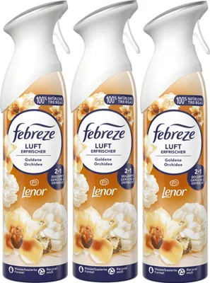Produktbild von Febreze Lufterfrischer Lenor Goldene Orchidee 185ml - Raumduft (3er Pack)