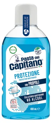 Produktbild von Pasta del Capitano, Collutorio Protezione con Propoli, Collutorio Quotidiano Senza Alcool, Protegge Denti e Gengive, Rinfresca l'Alito, 100% I