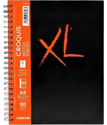 Imagen del producto de CANSON C31200L019: Cuaderno de dibujo CANSON, tamaño XL, formato DIN A5