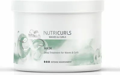 Produktbild von Wella Professionals EIMI Nutricurls Deep Treatment Waves & Curls, 500 ml, Frauen, Lockiges Haar, Alle Farben, Anti-Frizz, Nährend, Schutz, Glättend, Weichmachend, Behandlung, Jojoba-Öl, Kleie