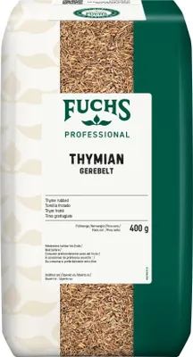 Image de Thym Fuchs effeuillé légèrement amer note terreuse fumée 400g