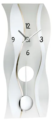 Produktbild von AMS Quarz-Pendeluhr, Quarzpendelwerk, 25x60x7cm, 7246