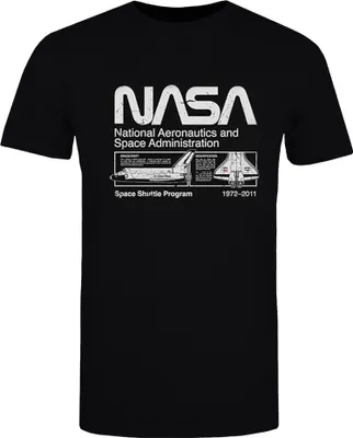 Obrázek produktu pro NASA - Pánské tričko "Space Shuttle" BI1087 (XXL) (černé)