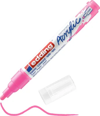 Produktbild von Edding - Acrylmarker EDDing E -5100 m Neon Pink | 1 Stück | 10 Stück