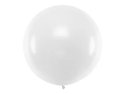 Zdjęcie produktu dla Gigantyczny balon 1 metr biały