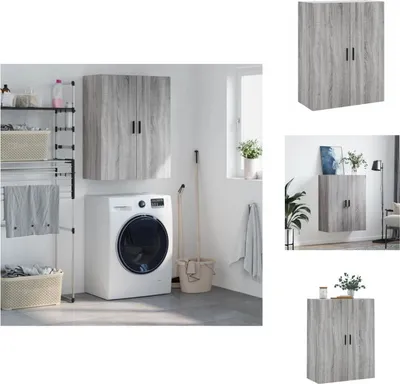 Produktbild von vidaXL Wandschrank Grau Sonoma 69,5x34x90 cm -  Sideboards