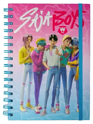 Produktbild von KPop Demon Hunters Derpy Saja Boys A5 Notizbuch