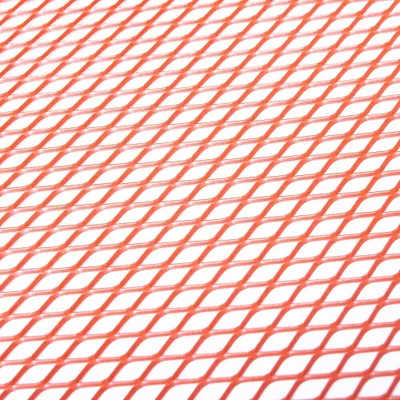 Image de Grille de ventilation néon orange "STR8" de 30 x 30 cm, compatible avec Yamaha Aerox 50, modèles à partir de 1999