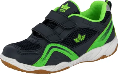Produktbild von LICO Kinder Sportschuh blau/grün Klettverschluss und helle Sohle 28