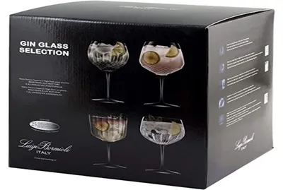 Produktbild von BORMIOLI LUIGI Set mit 4 Ginglasstücken aus Glas, Sonoro, Glas, mehrfarbig