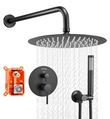 Produktbild von VEVOR Duscharmatur Regenduschsystem fürs Badezimmer Duschsystem mit 203 mm runde