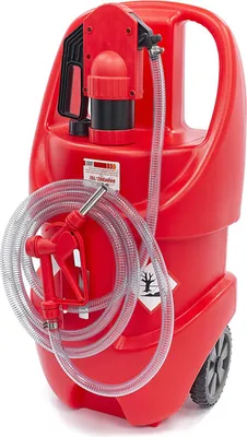 Produktbild von Professionelle 75-Liter-Mobilar-Öltank mit Handpumpe für Benzin, Diesel und Öle