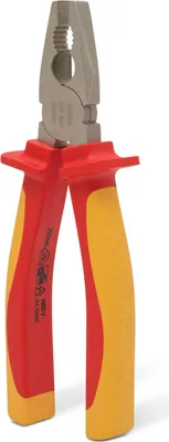 Zdjęcie produktu dla Szczypce uniwersalne 210 mm – izolowane do 1000 V | Chromowo-wanadowe | Bezpieczne narzędzie dla elektryków [10353]
