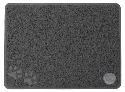 Immagine prodotto di DOCHTMANN Tappetino antiscivolo per ciotole, rettangolare, grigio, 60x45 cm