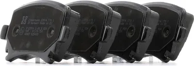 Produktbild von ZIMMERMANN Bremsbeläge Satz Hinten Bremsklötze für VW GOLF VI (5K1) 23914.170.1