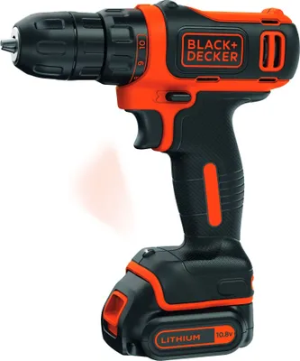 Produktbild von Black & Decker BDCDD12KB 10.8V Ultra-Kompakt Li-Ion Akku-Bohrschrauber