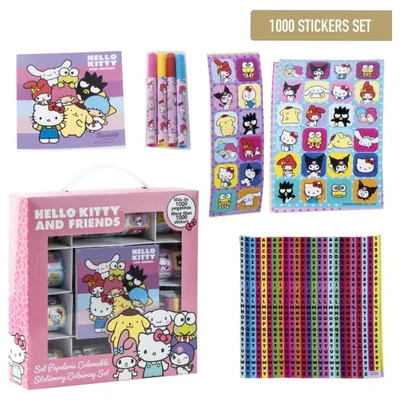 Produktbild von Hello Kitty and Friends Set Aufkleber 1000tlg