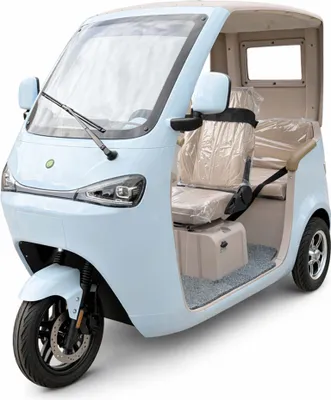 Produktbild von E-Kabinenroller Urban Hopper Cabin Flex, 1.2 KW, Reichweite 70km COC, Höchstgeschwindigkeit:25 km/h, Fahrzeugfarbe:Blau
