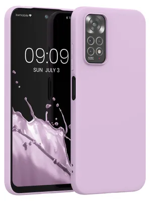 Produktbild von kwmobile Handyhülle für Xiaomi Redmi Note 11 / Note 11S Hülle - TPU Case - Kabelloses Laden - Schutzhülle Cover in Mauve