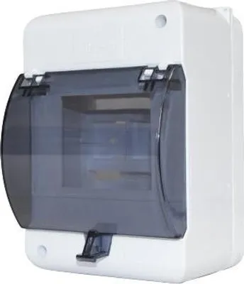 Produktbild von 1x5 Aufputz-Modulverteiler mit Rauchklappe IP30 Karlik OB-5ZZK
