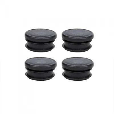 Produktbild von Schusskappe Ø 30 mm Kunststoff schwarz 4 Stück