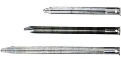 Zdjęcie produktu dla Kołek z blachy stalowej Relags, półokrągły 24 cm, opakowanie 6 szt