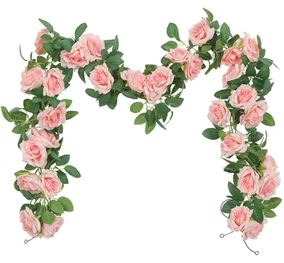 Immagine prodotto di Omgoods -  di fiori artificiali con rose - Perfetta per decorazioni di matrimoni e feste