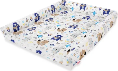 Produktbild von Wickeltischbezug mit blauen Bären 55x74 cm -