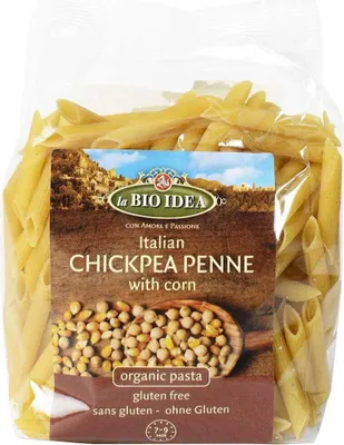 Produktbild von Pasta (Kichererbsen und Mais) Penne glutenfrei  250 g - LA  IDEA