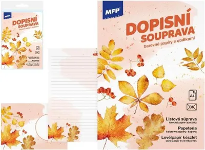 Produktbild von Lux Briefpapier-Set Schrein, 10 Blätter, 5 Umschläge, 160x220mm, bedruckt, foliert