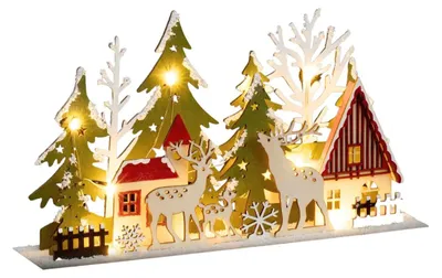 Produktbild von Weihnachtsdorf, Weihnachtsszene, H. 17 cm