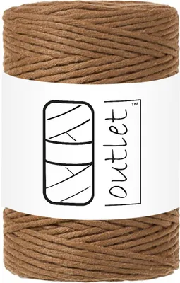 Produktbild von Karamell Baumwoll-Makramee-Kordel 1,5mm 100m OUTLET