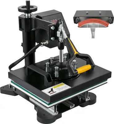 Image de Presse à chaud SucceBuy, 10 x 12 pouces, imprimante à sublimation clamshell 2 en 1 avec revêtement téflon, contrôle numérique de la chaleur, Powerpress pour T-shirts, chapeaux, casquettes