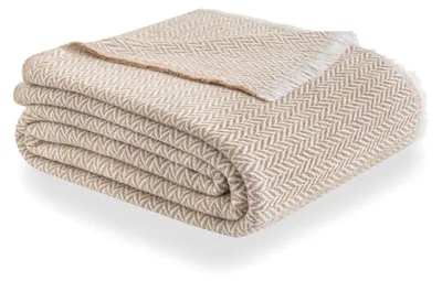 Produktbild von Todocama - Extra weiche Baumwolldecke, vier Jahreszeiten, Mehrzweck-Sofa-Steppdecke, Plaid für Bett, Foularddecke, Bettdecke, Sofabezug (230 x 240 cm, Sandbeige), PRCMAMSBEAR, 230 x 240 cm