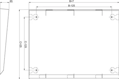 Produktbild von Schneider Electric Regenschutzdach NSYSC1240
