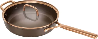 Imagen del producto de Sartén para estofar de Zwilling Milano con tapa de vidrio, 28 cm, color marrón