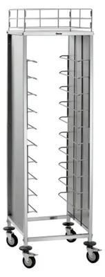 Produktbild von Bartscher AGN1000-1/1, Edelstahl, Edelstahl, 80 kg, 10 Regale, 10 cm, Drehring
