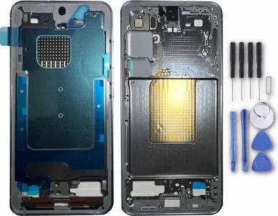 Produktbild von Rahmen Frame für Samsung Galaxy S24 GH82-33418F Sapphire Blue Ersatzteil
