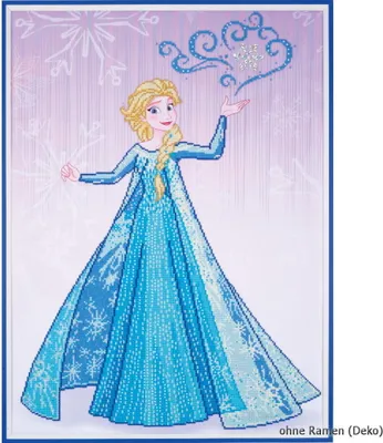 Obrázek produktu pro Ukončený model Vervaco diamond painting pack Disney Elsa